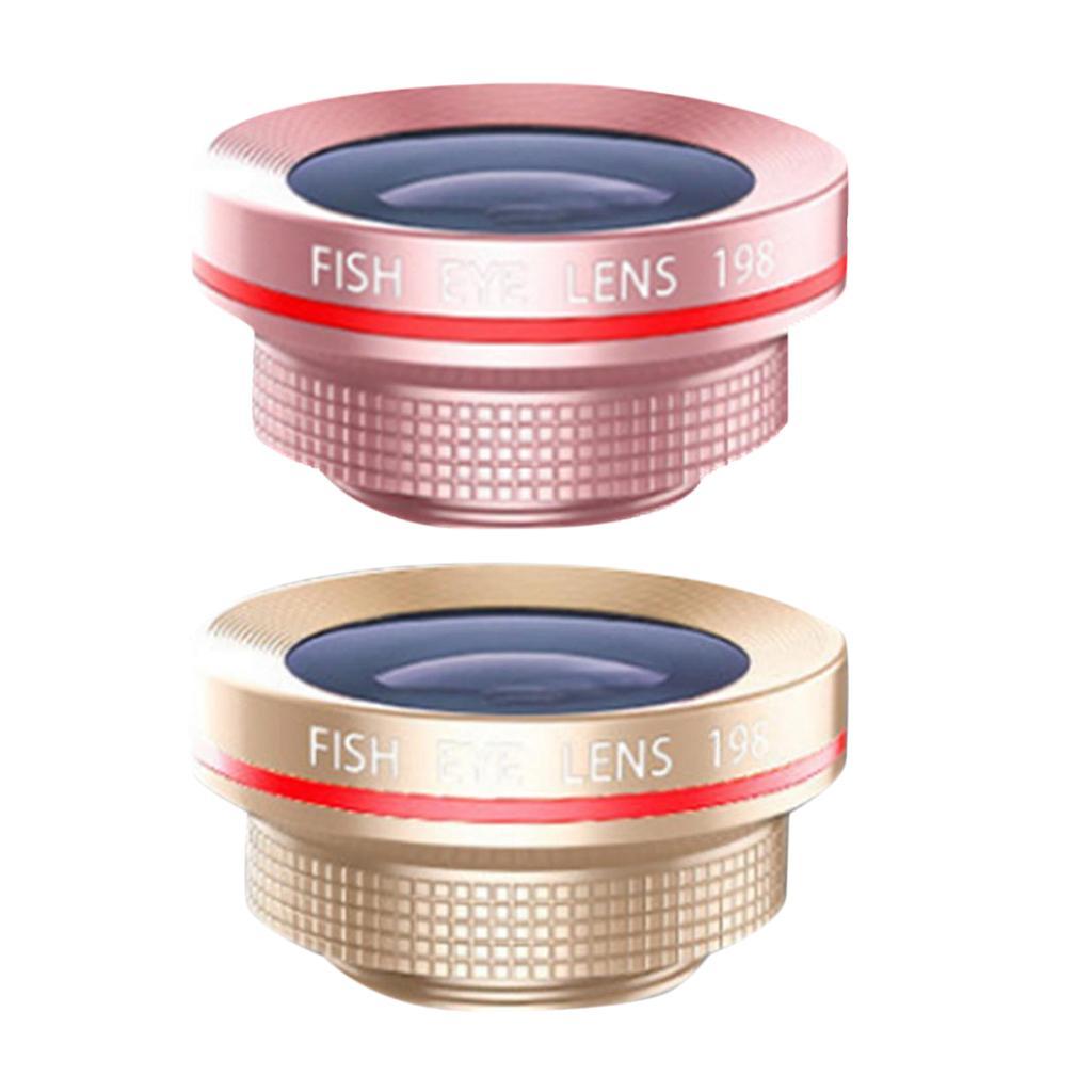 Super 198 ° Fisheye Lens Wide Angle Lens Cell Phone Camera Lens For Smartphones \u0026 Tablet And Other