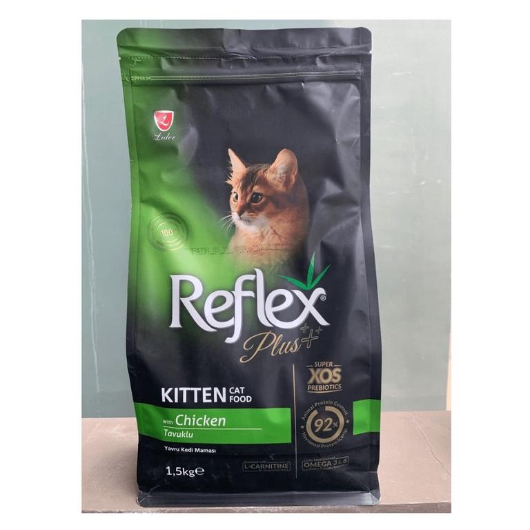 Thức ăn cho mèo vị gà cho mèo nhỏ Reflex Plus Adult Cat Food Salmon (1,5kg/gói) Tiệm Nhà Nice