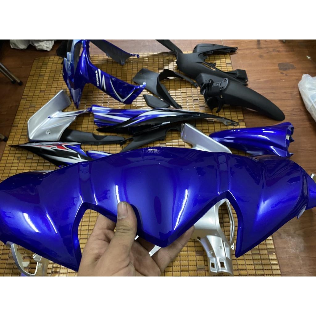 Dàn áo dành cho Honda Wave RSX 110 đời 2010-2012 hàng Việt Nam loại 1 màu Dương Bạc Đen