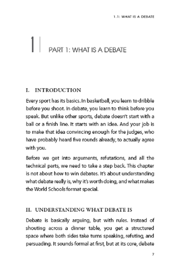 Speak Up, Stand Out: A Crash Course in Competitive Debating
