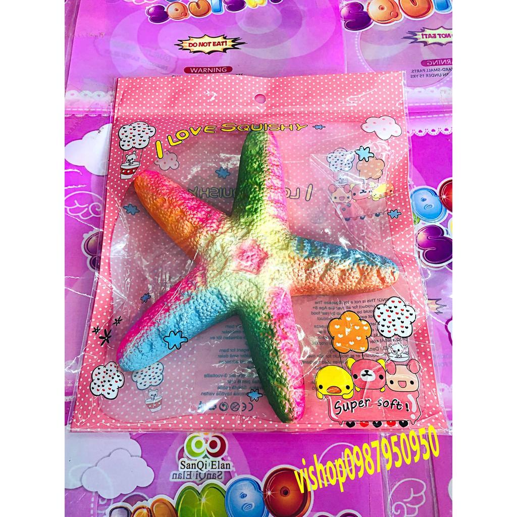 SQUISHY SAO BIỂN 5 CÁNH NHIỀU MÀU