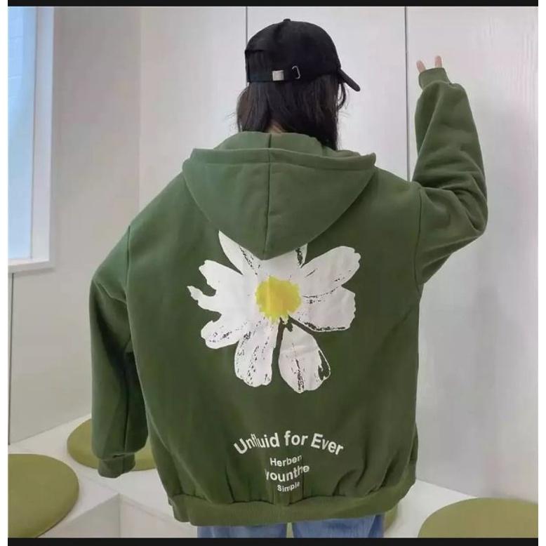 Áo khoác Hoodie form rộng tay dài Unisex nam nữ chất nỉ mềm mịn siêu sinh