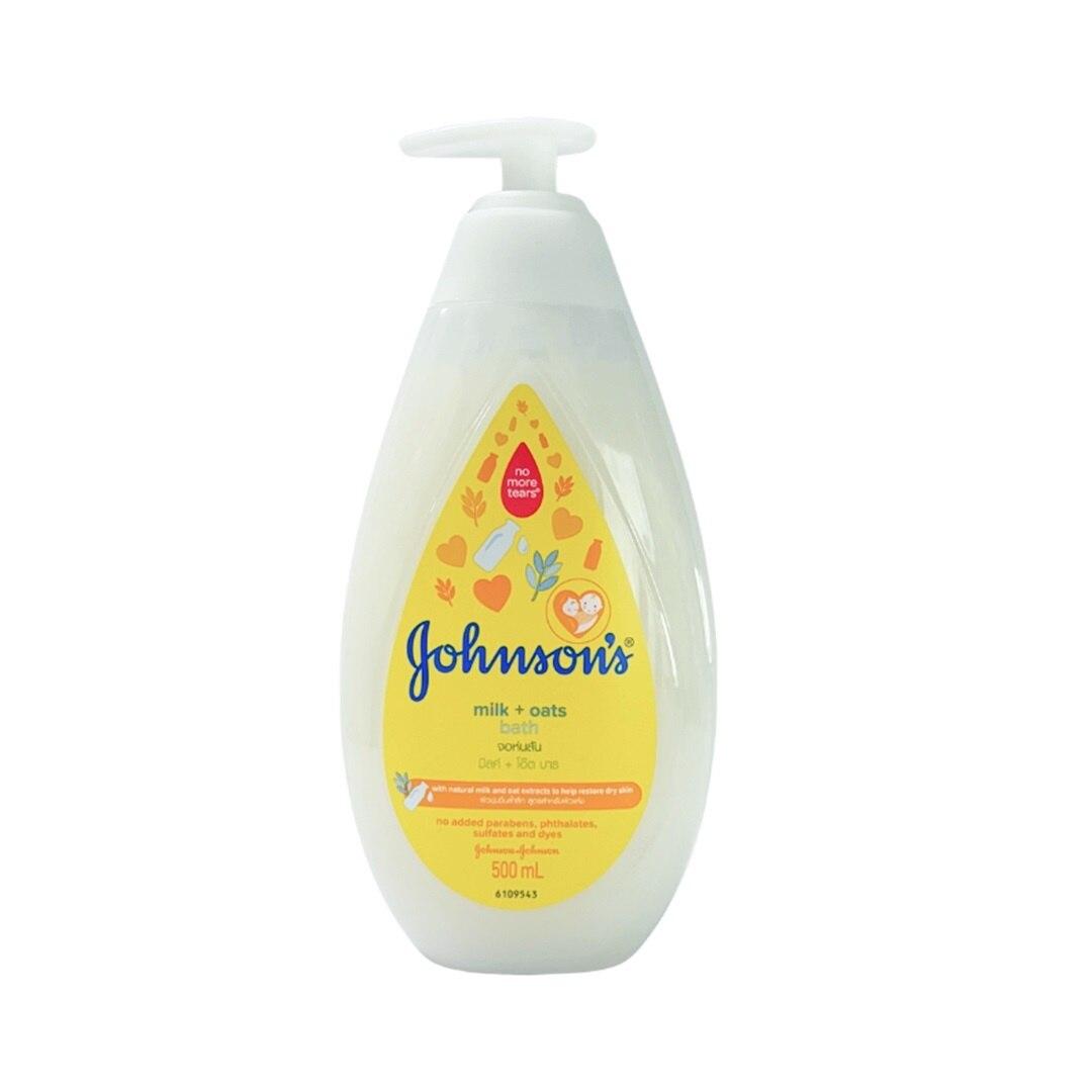 Sữa Tắm Johnson's Milk + Oats Bath 500ml