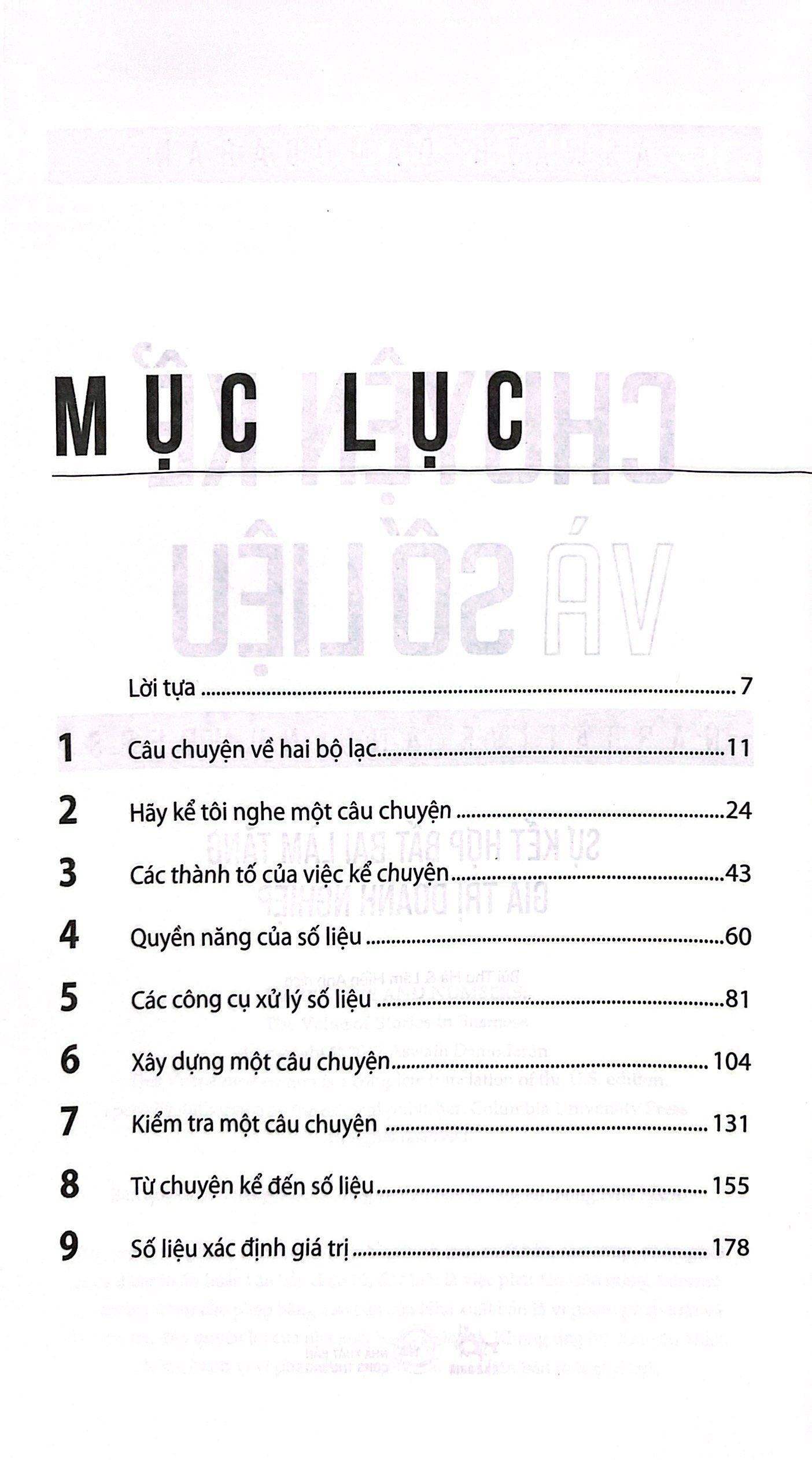 Chuyện Kể Và Số Liệu - Sự Kết Hợp Bất Bại Làm Tăng Giá Trị Doanh Nghiệp