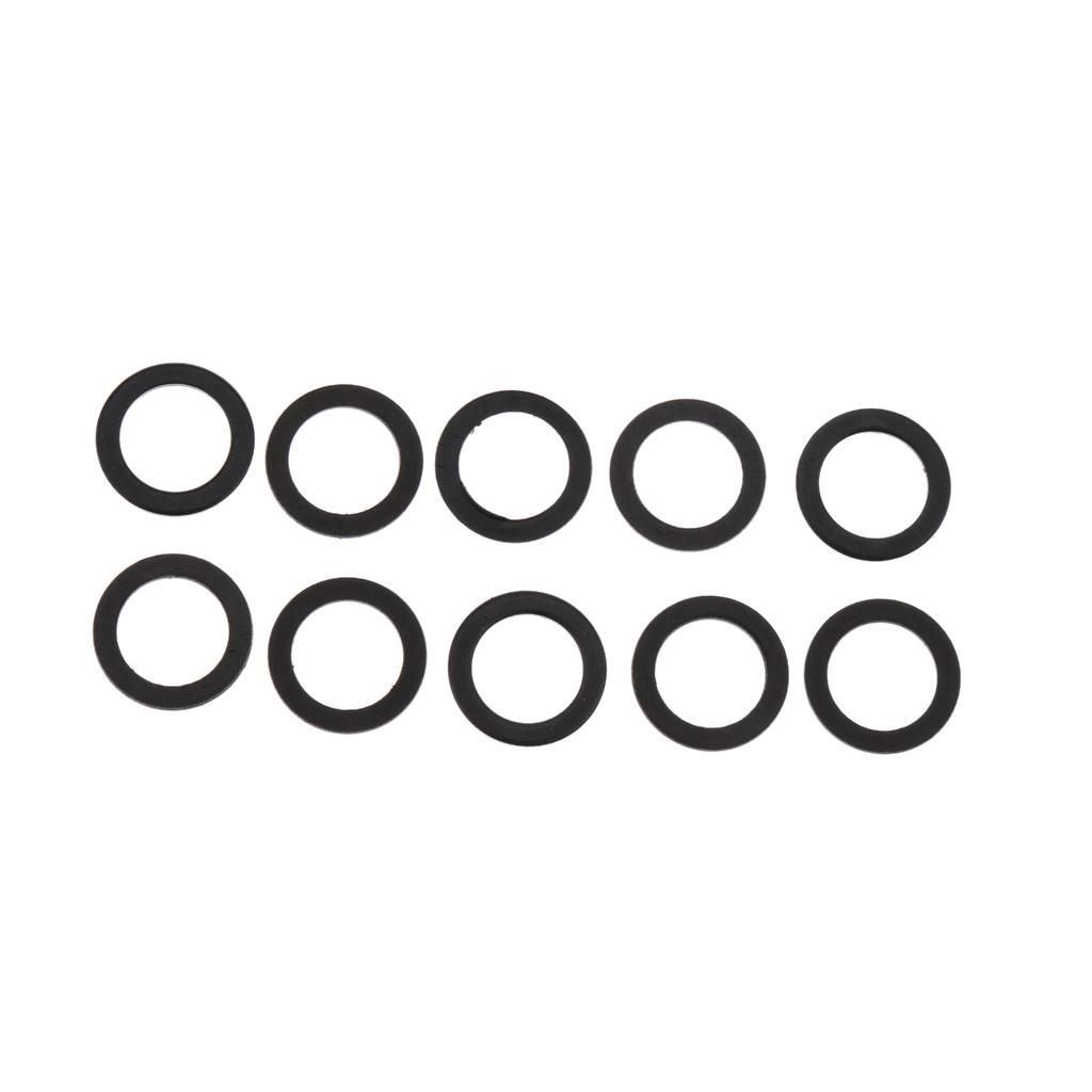 10pcs Black Skateboard Truck Axle Speed Washer Speed Ring Longboard Hardware