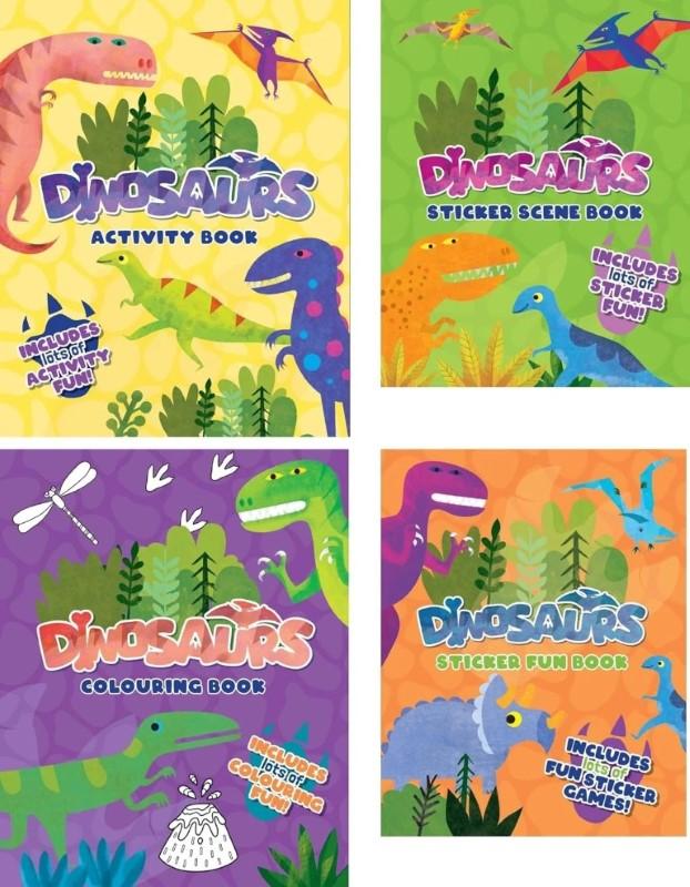 Sách Bubble Sticker Activity Case - Dinosaurs Vol. 2