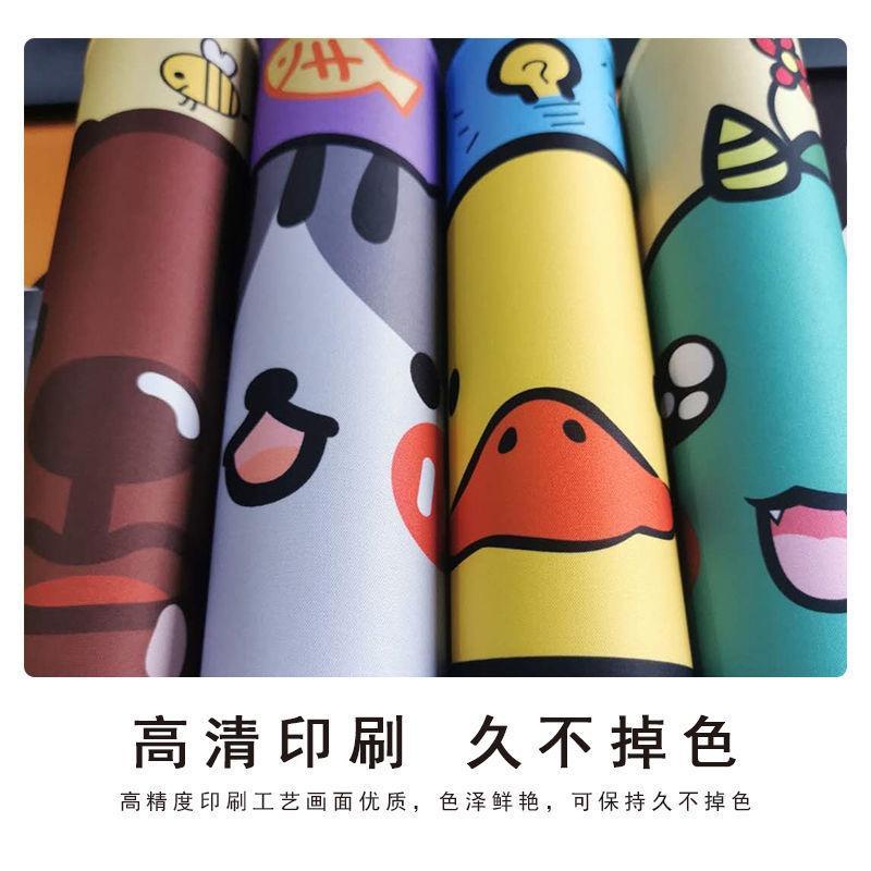 Tấm lót chuột và bàn phím cỡ lớn in hình mèo dễ thương sáng tạo