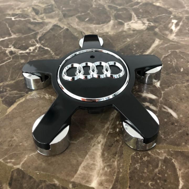 Logo chụp mâm, lazang bánh xe Audi đường kính 135mm A6Q5135: Dùng cho các loại xe: A6 A6L A4 A4L A5 A7 S5 Q3 Q5 RS