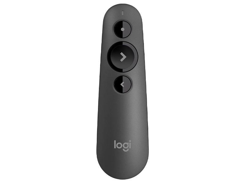 Bút trình chiếu Logitech R500S Bluetooth / Usb 2.4 GHz, con trỏ Laser 20m - Hàng Chính Hãng