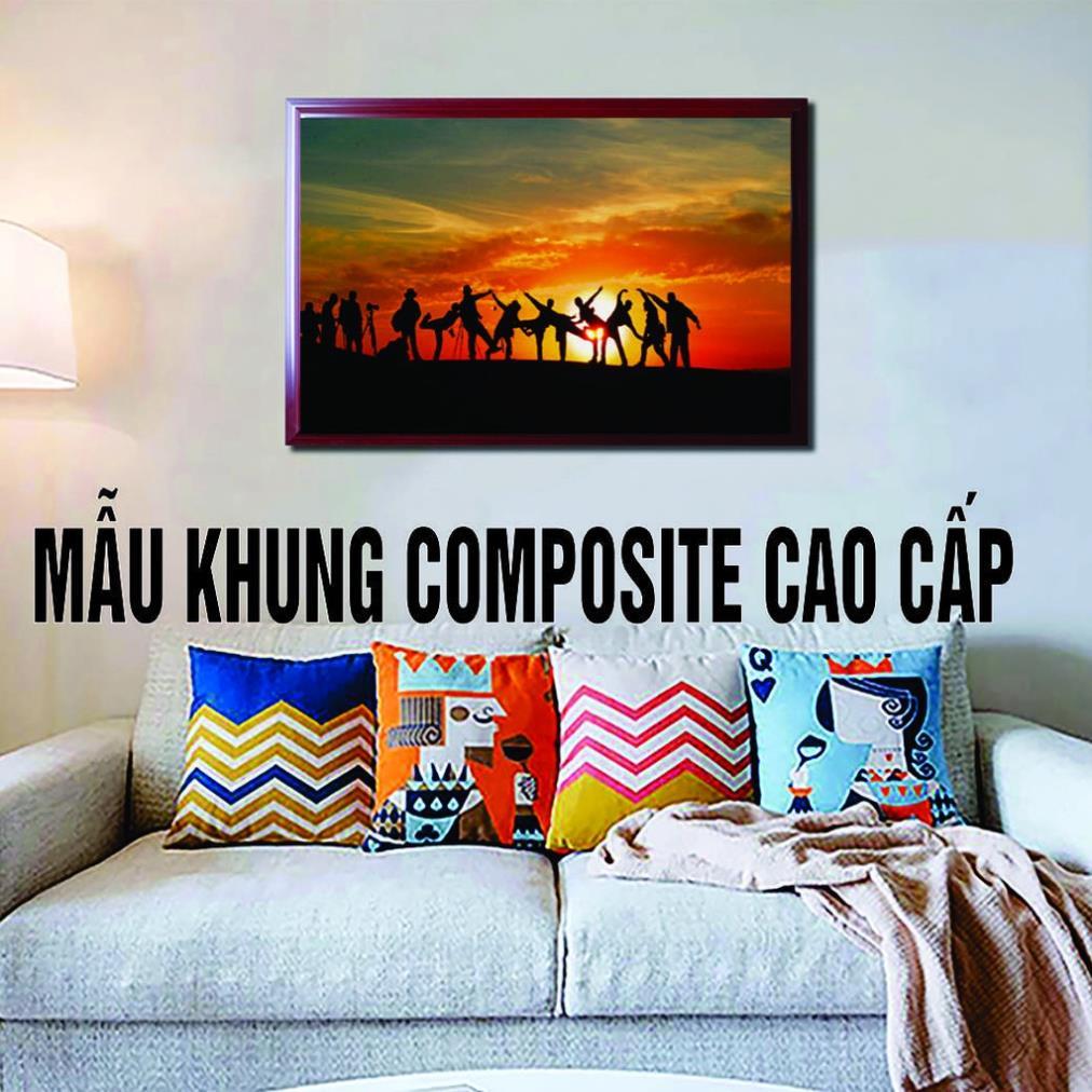 Tranh treo tường danh lam thắng cảnh Việt Nam, tranh màu sắc nghệ thuật trang trí