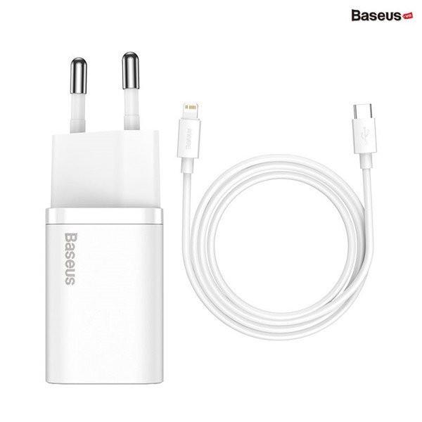 Bộ sạc nhanh nhỏ gọn 20W Baseus Super Si Quick Charger LV903- Hàng chính hãng.