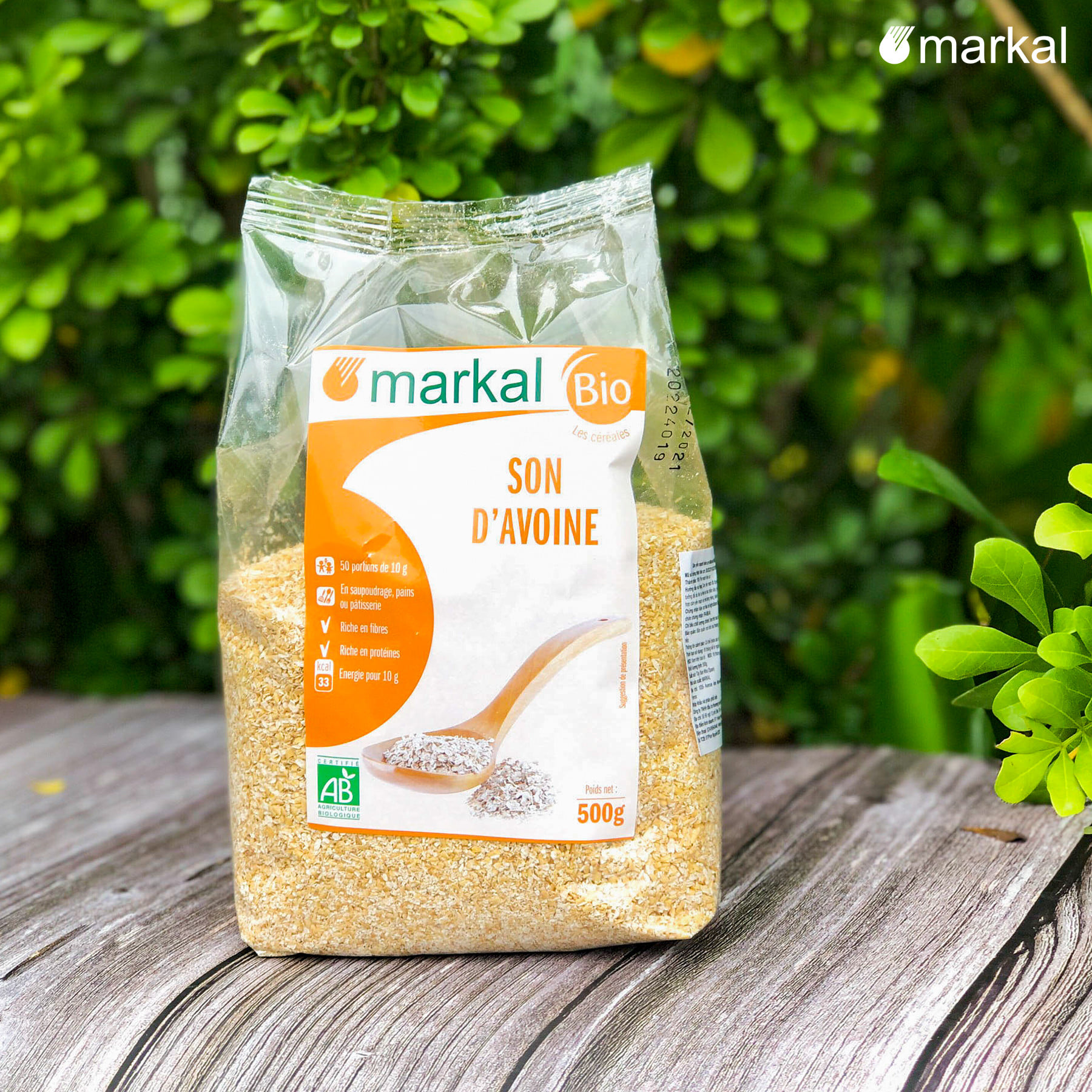 Hạt lanh vàng hữu cơ Markal 500g