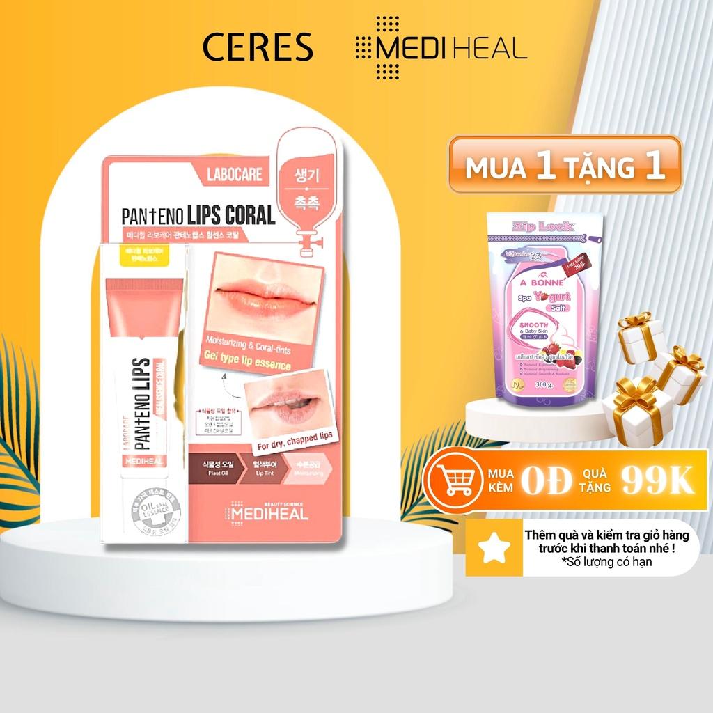 Son Dưỡng Môi Mediheal Ban Đêm Màu Cam Labocare Pantenolips Healssence Coral 10ml