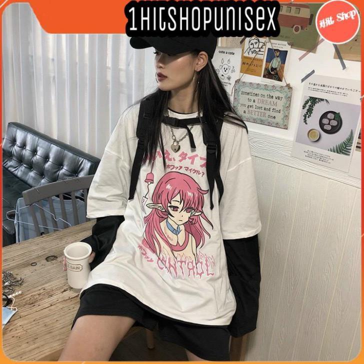 Áo thun unisex 1HITSHOP áo thun nam nữ tay lỡ unisex form rộng phong cách ulzzang Pi fashion