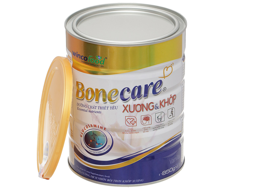 Sữa bột Bonecare dưỡng chất cho xương và khớp dành cho người từ 30 tuổi trở lên phòng ngừa đau xương khớp, viêm khớp, đặc biệt là người bệnh xương và khớp