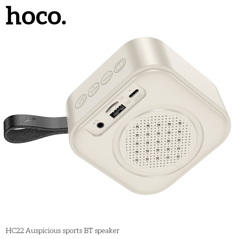Loa bluetooth Hoco HC22, loa nghe nhạc mini để bàn hỗ trợ khe cắm thẻ nhớ, usb, âm thanh vòm 3D- Hàng chính hãng