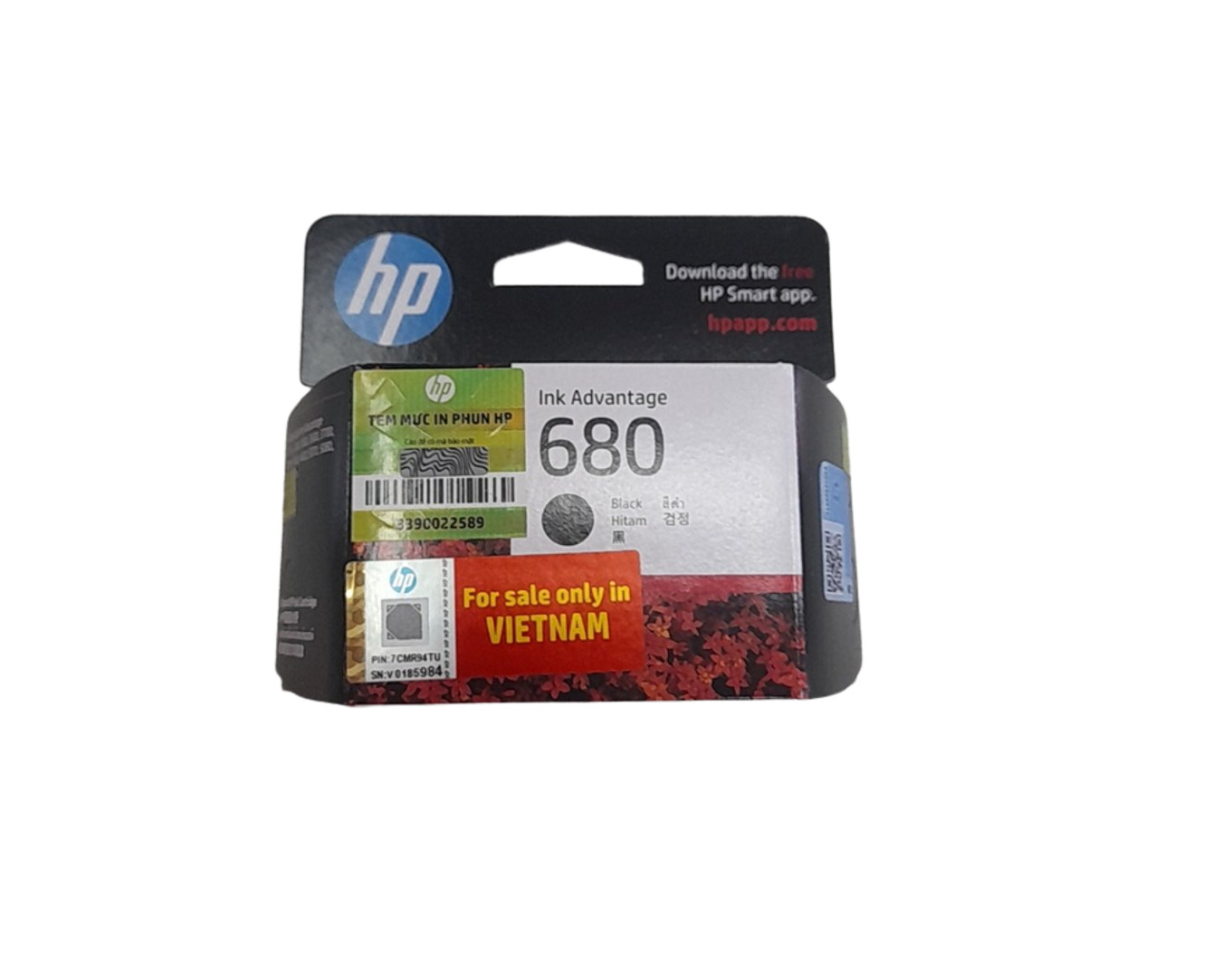 Mực in Phun HP 680 - Đen - Hàng Chính Hãng