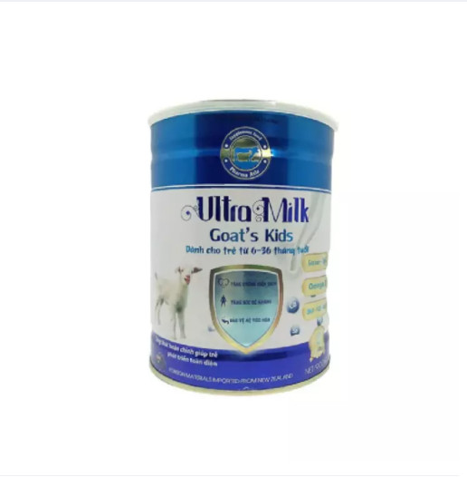 Combo 2 lon Sữa bột cho bé từ 6 đến 36 tháng Ultra Milk Goat's Kids, giúp bé phát triển toàn diện - Hộp 900gr