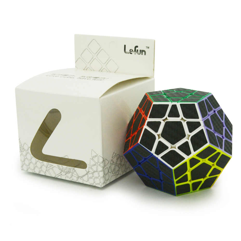 Rubik Lefun Carbon Megaminx - Rubik Sợi Carbon Cao Cấp