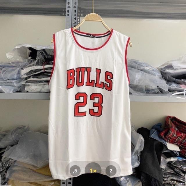 Áo bóng rổ BULLS 23 Unisex freesize dưới 68kg chất lưới