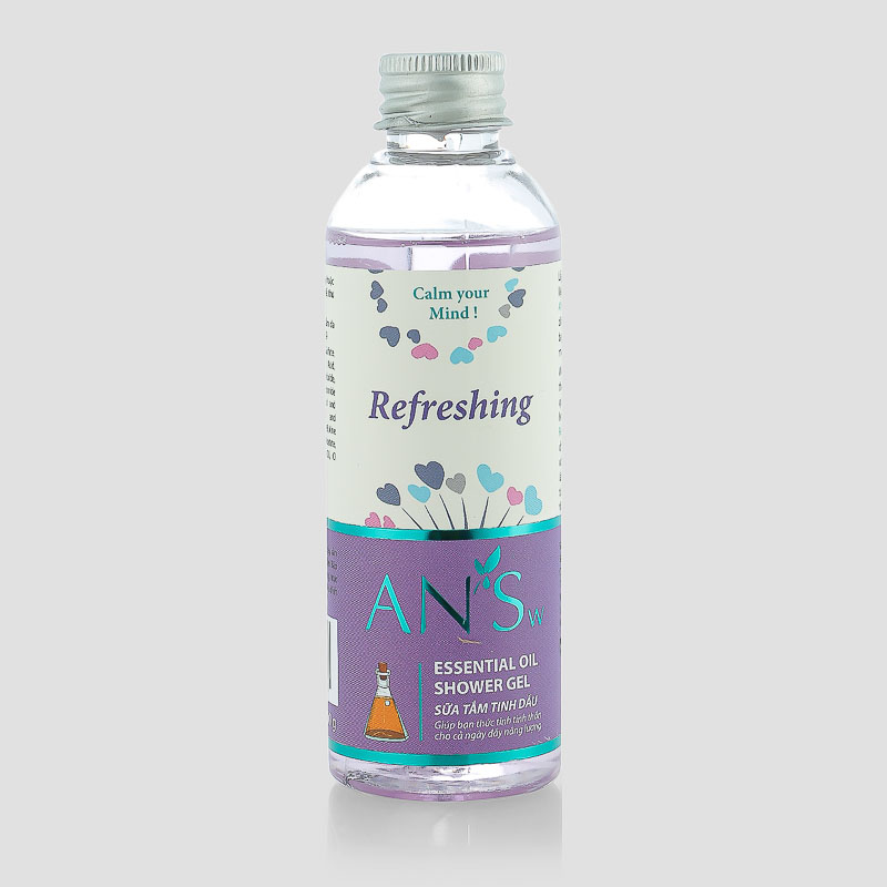 Sữa Tắm Dưỡng Ẩm Chăm Sóc Da Toàn Thân Tinh Dầu Thư Giãn - Lavender AN’Sw 100gram