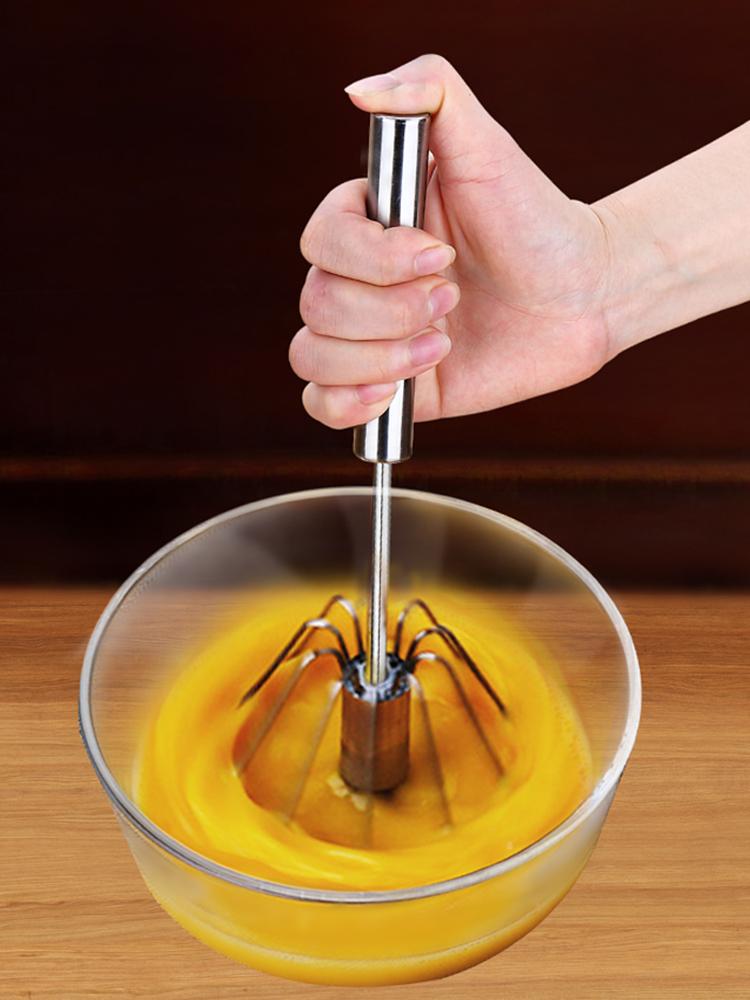 Máy Đánh Trứng Hộ Gia Đình Mini Bán Tự Động Bằng Tay Cầm Tay Bơ Đánh Thép Không Gỉ Máy Xay Sinh Tố Vật Dụng Nhà Bếp