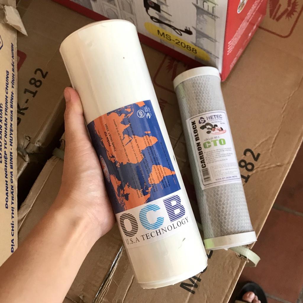 Combo Bộ Lõi Lọc Nước 1,2,3 Dùng Cho Máy Lọc Nước RO, Bộ Lọc Nước Sinh Hoạt