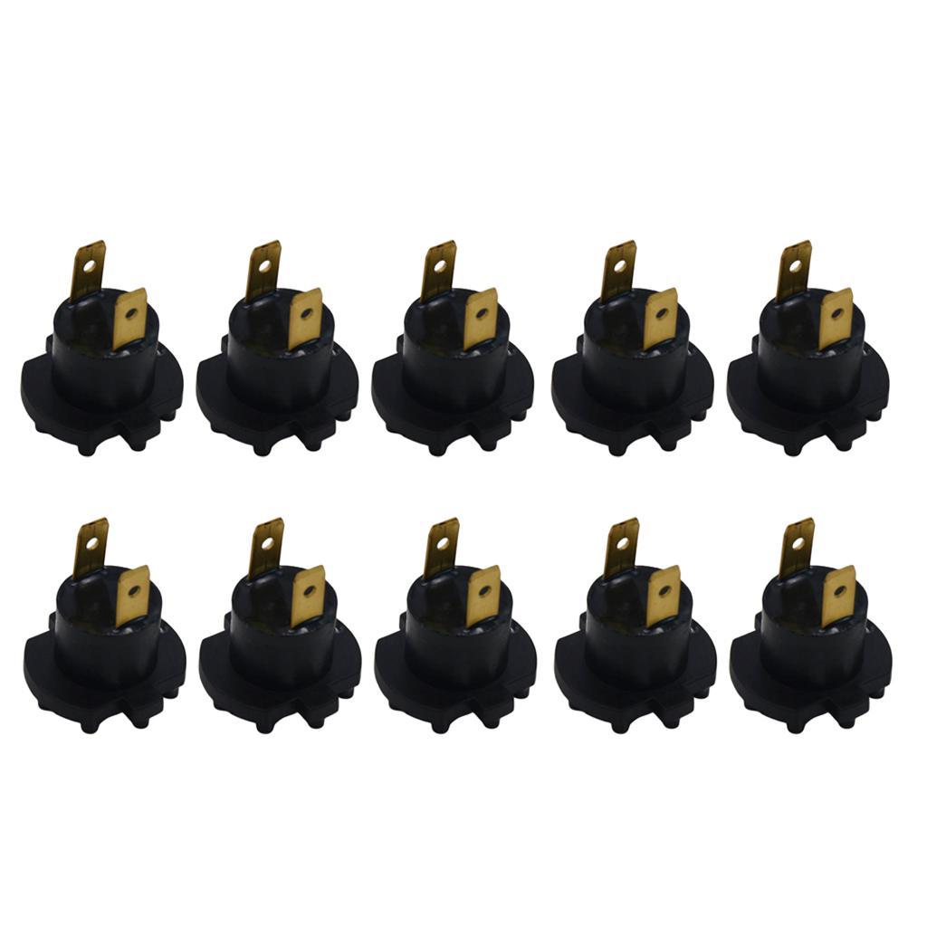 10Pcs Headlight Bulb Socket Adapter For Mazda Ford 3 5 323 H7 Bulb, B28V-51-0A3A
