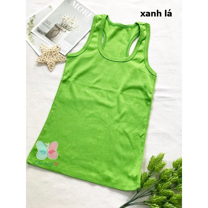 Bộ 03 Áo Thun 3 lỗ freesize từ 40-48kg thun Borip màu trơn Cho Nữ