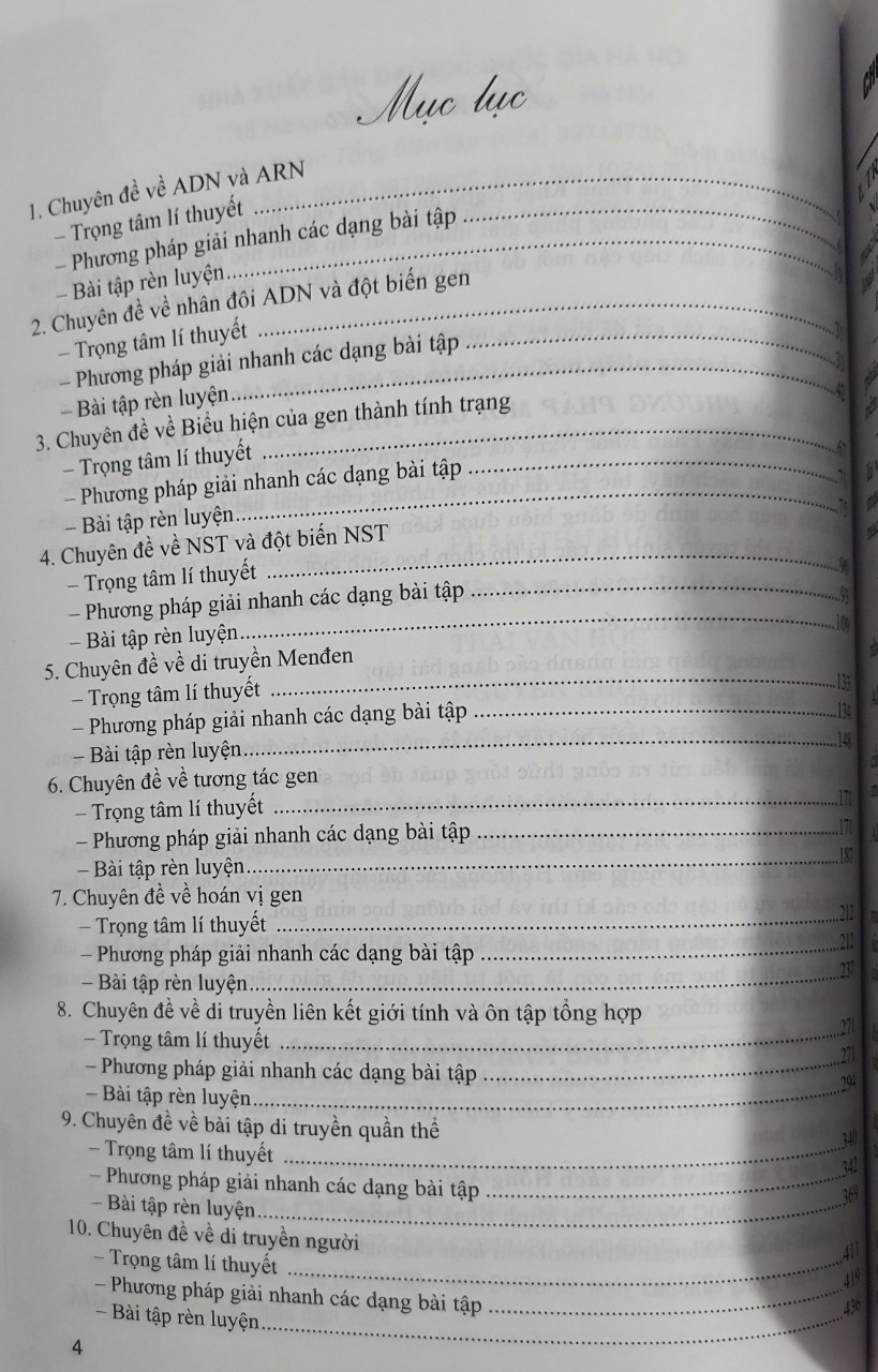 Sách-Phương Pháp Mới Giải Nhanh Bài Tập Di Truyền