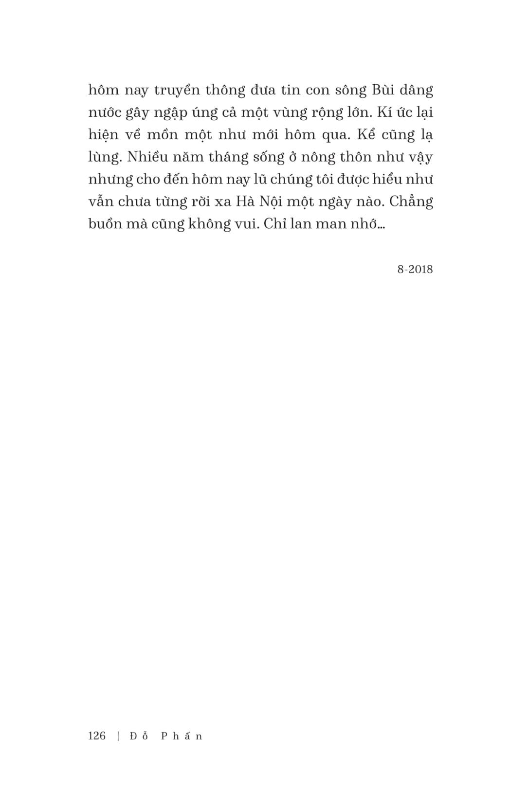 Sách Hà Nội - Chút Bụi Trên Vai Người