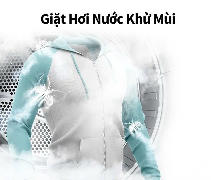 Máy giặt Hisense Inverter cửa ngang WFQA1043BT 10.5kg diệt khuẩn 99%, tiết kiệm điện, bảo hành 3 năm - HÀNG CHÍNH HÃNG