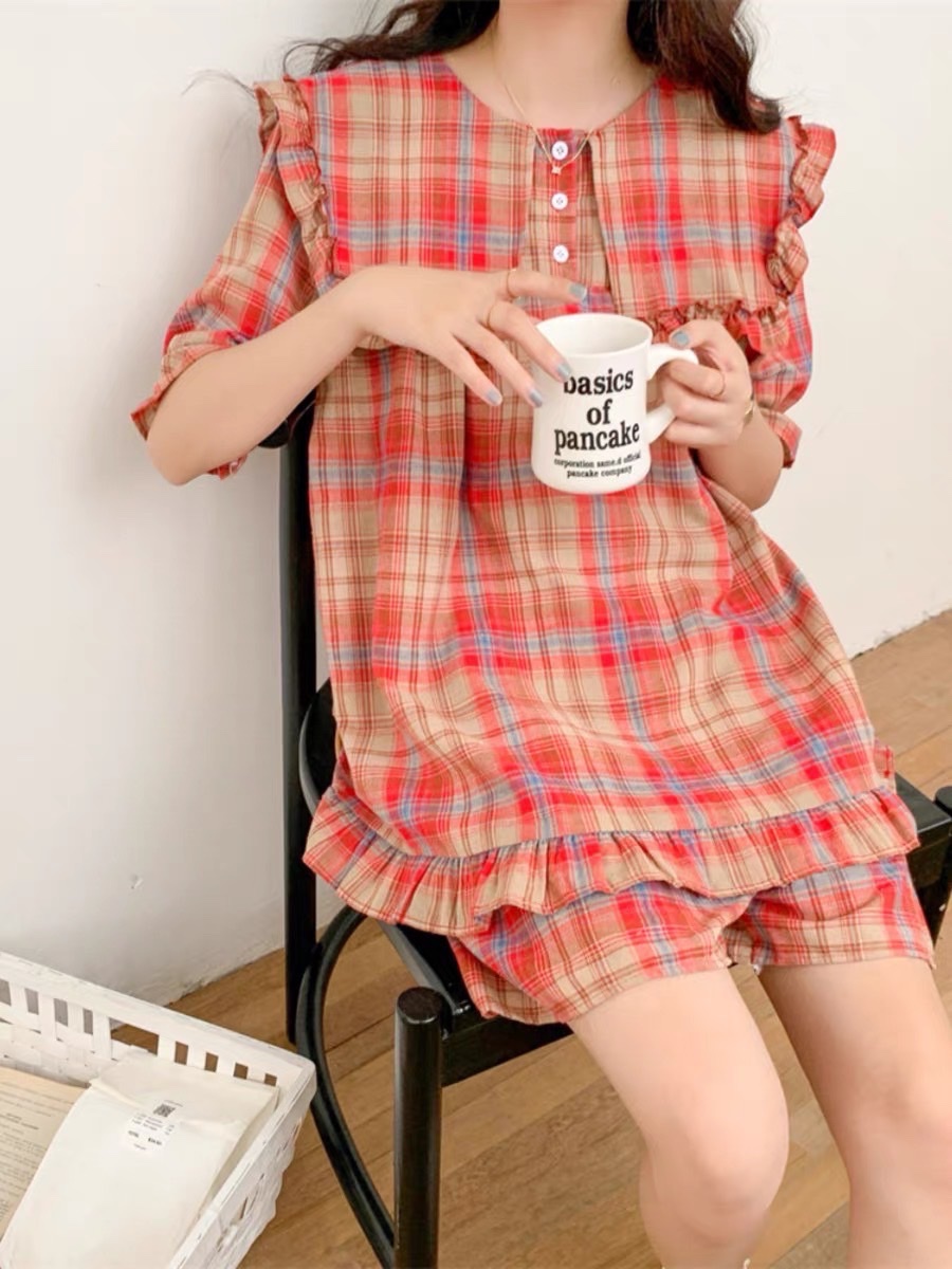 BỘ NGỦ DỄ THƯƠNG MÀU ĐỎ DƯỚI 60KG DÀNH CHO NỮ