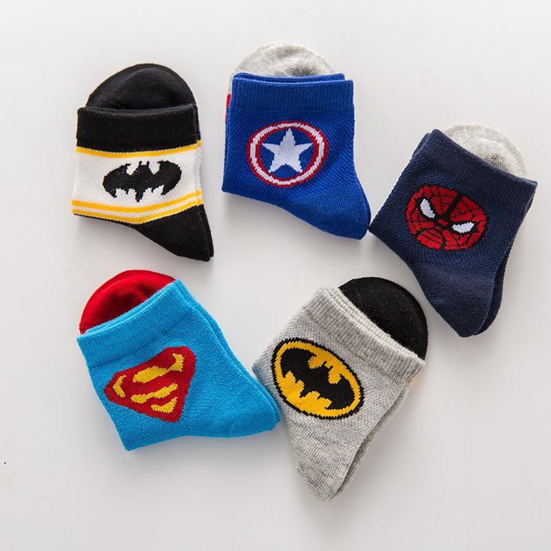 Loại đẹp - Tất bé trai, bé gái siêu nhân 1- 5 tuổi mịn êm