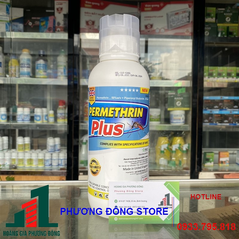Thuốc diệt muỗi Permethrin Plus 50EC