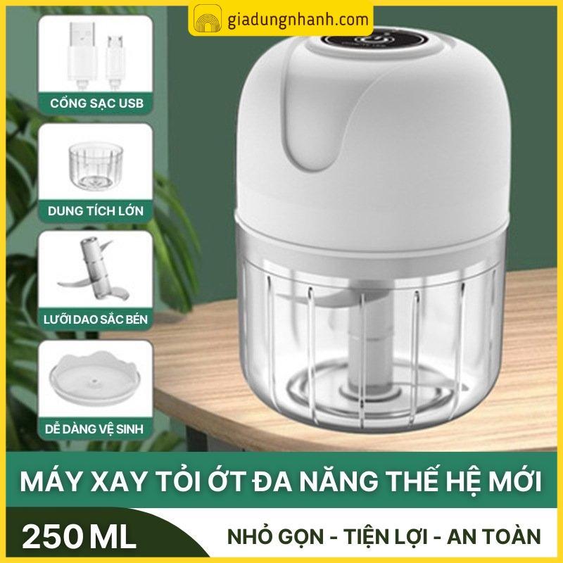 Máy Xay Tỏi Ớt Cầm Tay Mini Siêu Tiện Lợi