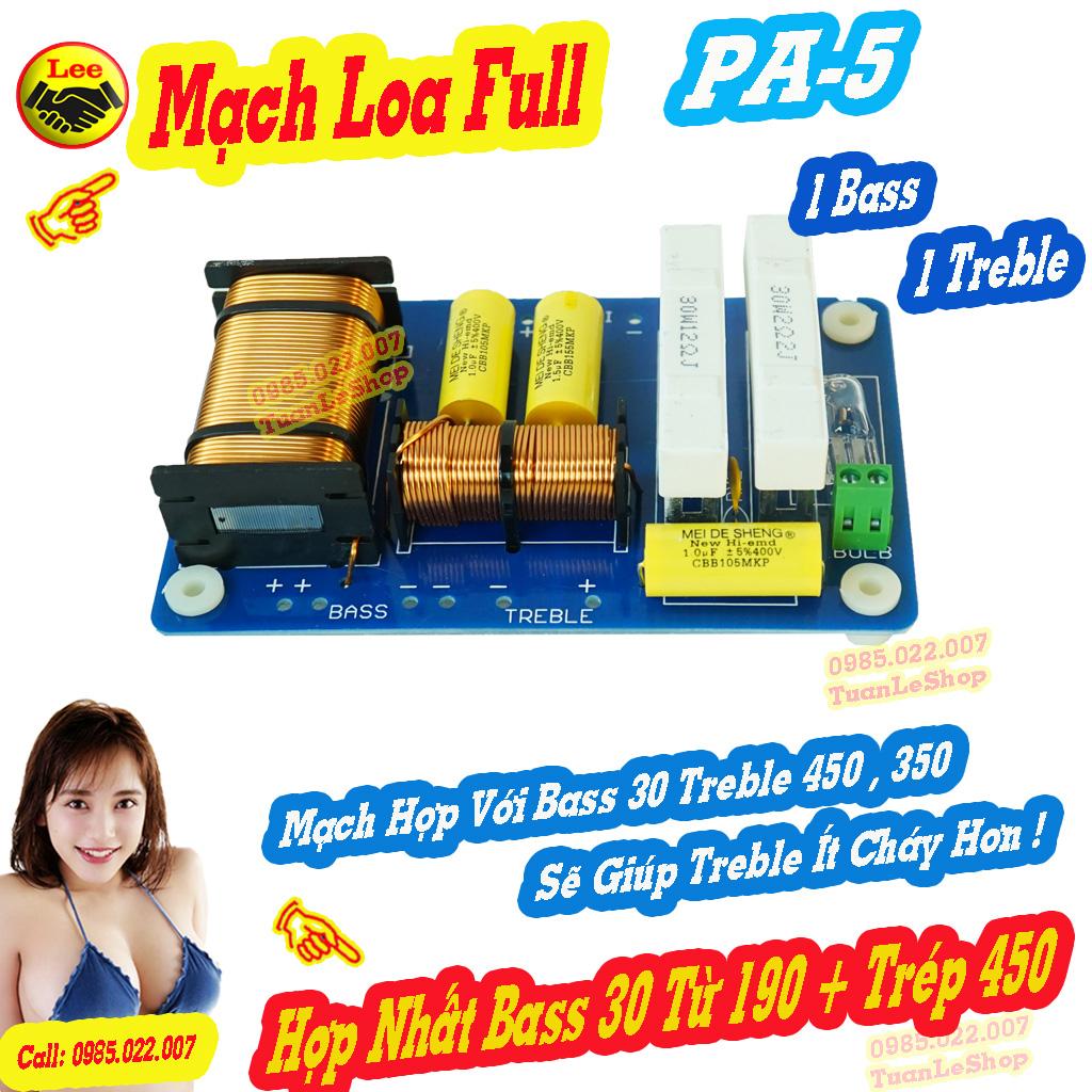 MACH LOA Full PA5 Xanh , Mạch Phân Tần PA5 Chuyên Dành Cho Loa Bass Khỏe Hơn Loa Treble – Giá 2 Mach PA5
