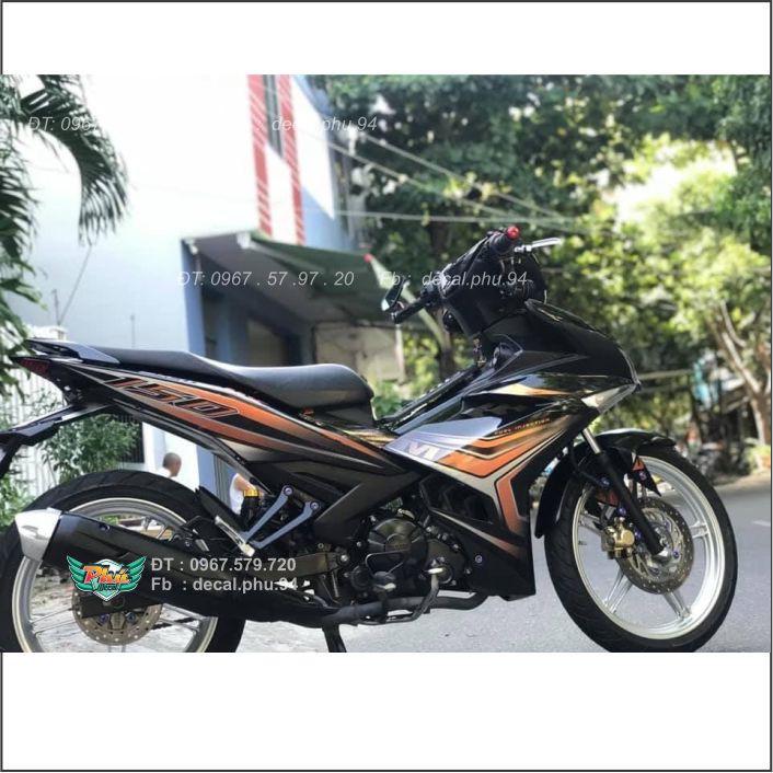 Tem Rời Exciter 150 Cam đen