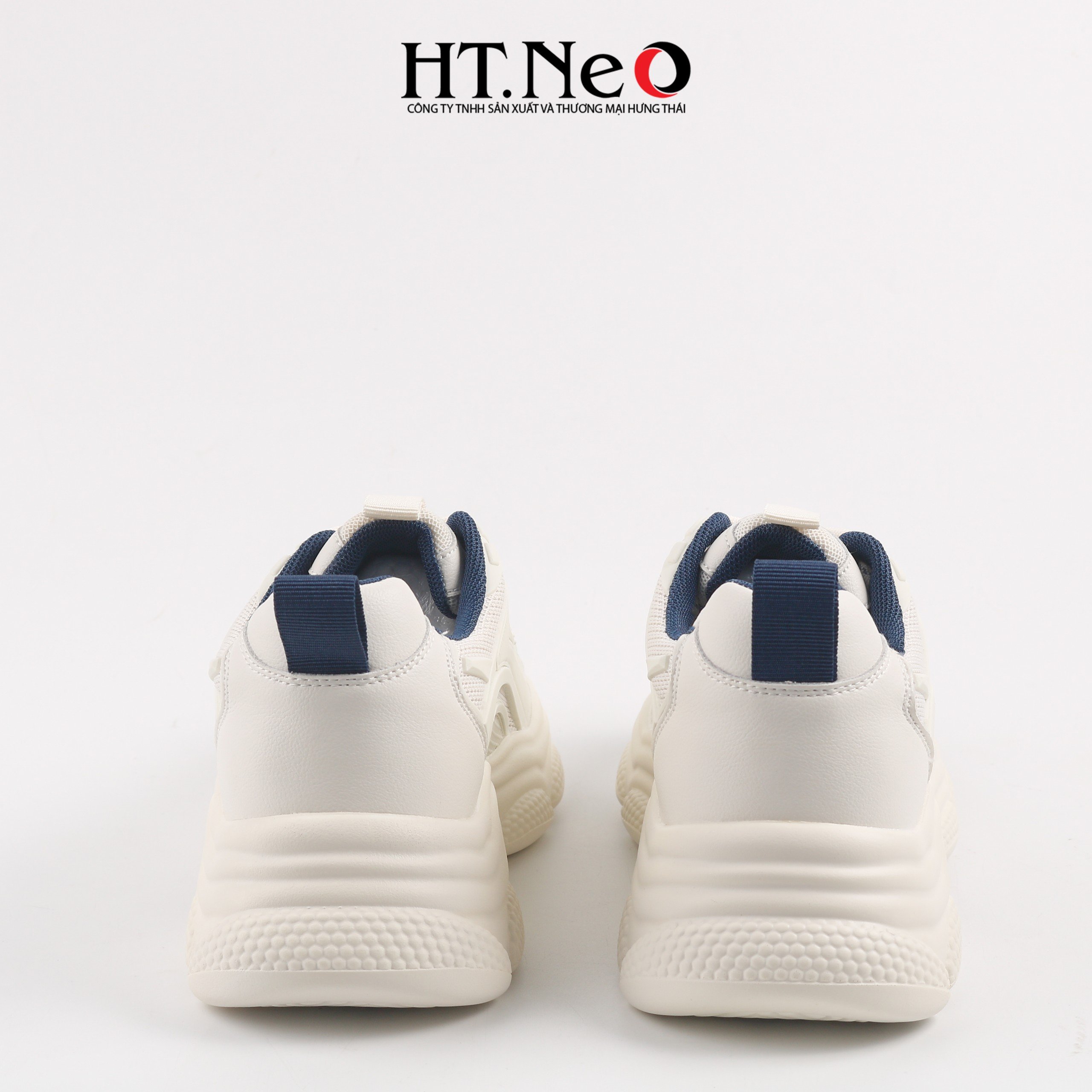 Giày thể thao, giày sneaker nữ đế cao su đúc, đế cao, chất liệu da kết hợp vải lưới, kiểu dáng trẻ trung, đi êm chân, thoải mái TTN14