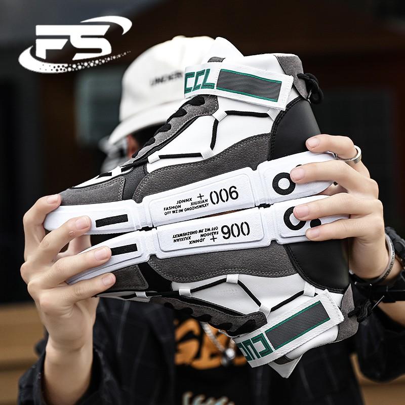 Giày Sneaker Cổ Cao Thời Trang Cho Nam