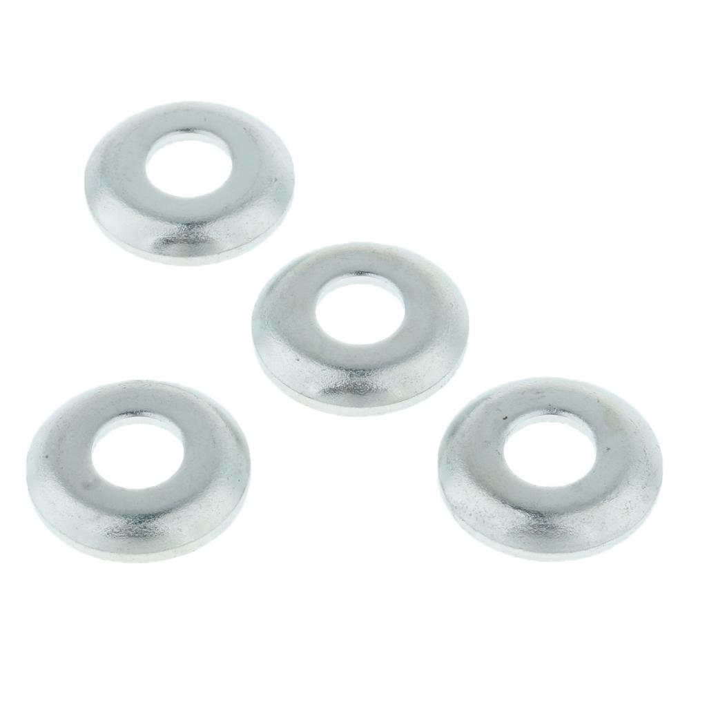 2-4pack Skateboard Truck Rebuild Kit Bushings Washers Pivot Cups Cone Silver