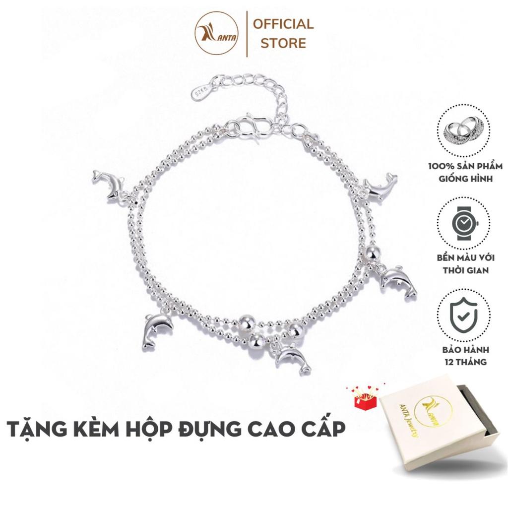 Vòng lắc tay nữ thiết kế cách điệu hình cá thời trang ANTA ATJ9032