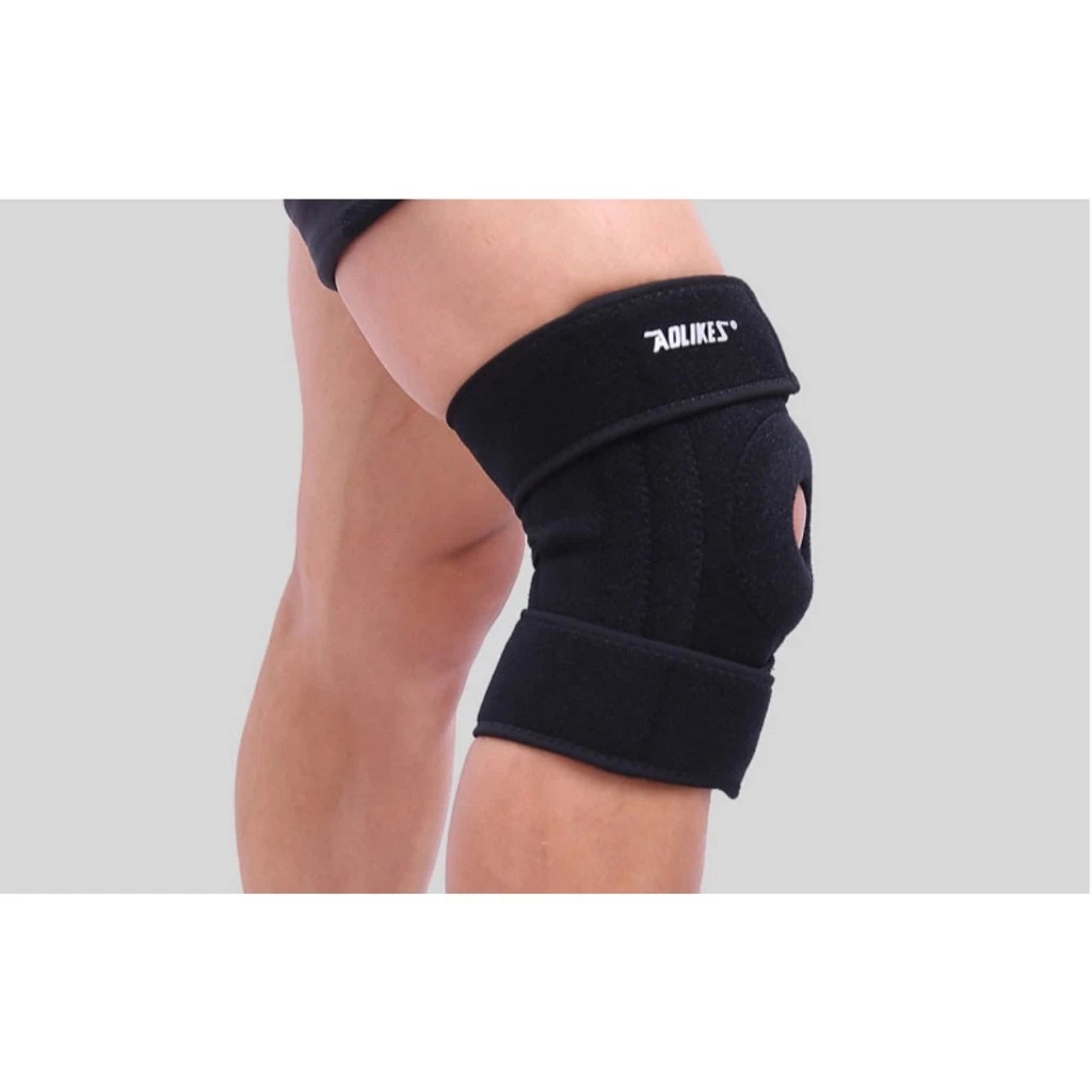 Đai quấn bảo vệ đầu gối thể thao AOLIKES A-7913 thoáng khí four spring sport knee support