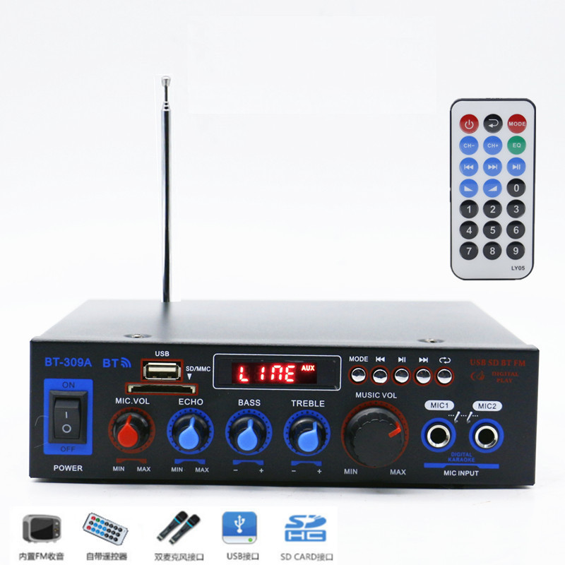 Ampli Mini Karaoke Bluetooth Cao Cấp BT-309A AZONE