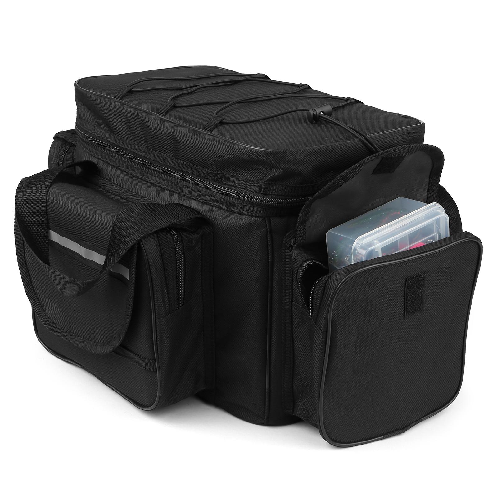 Large Capacity Fishing Tackle Bag Waterproof Fishing Tackle Storage Bag Case Outdoor Travel Hunting Shoulder Bag Pack