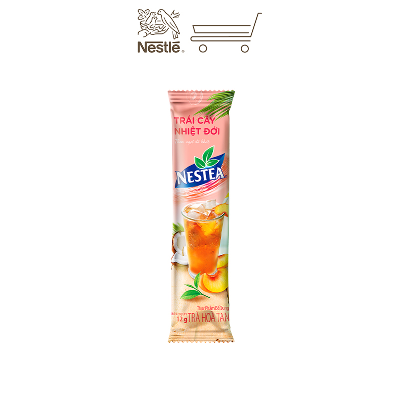 Combo 3 Hộp Trà NESTEA vị Hoa Quả Hộp 12 gói x 12 g