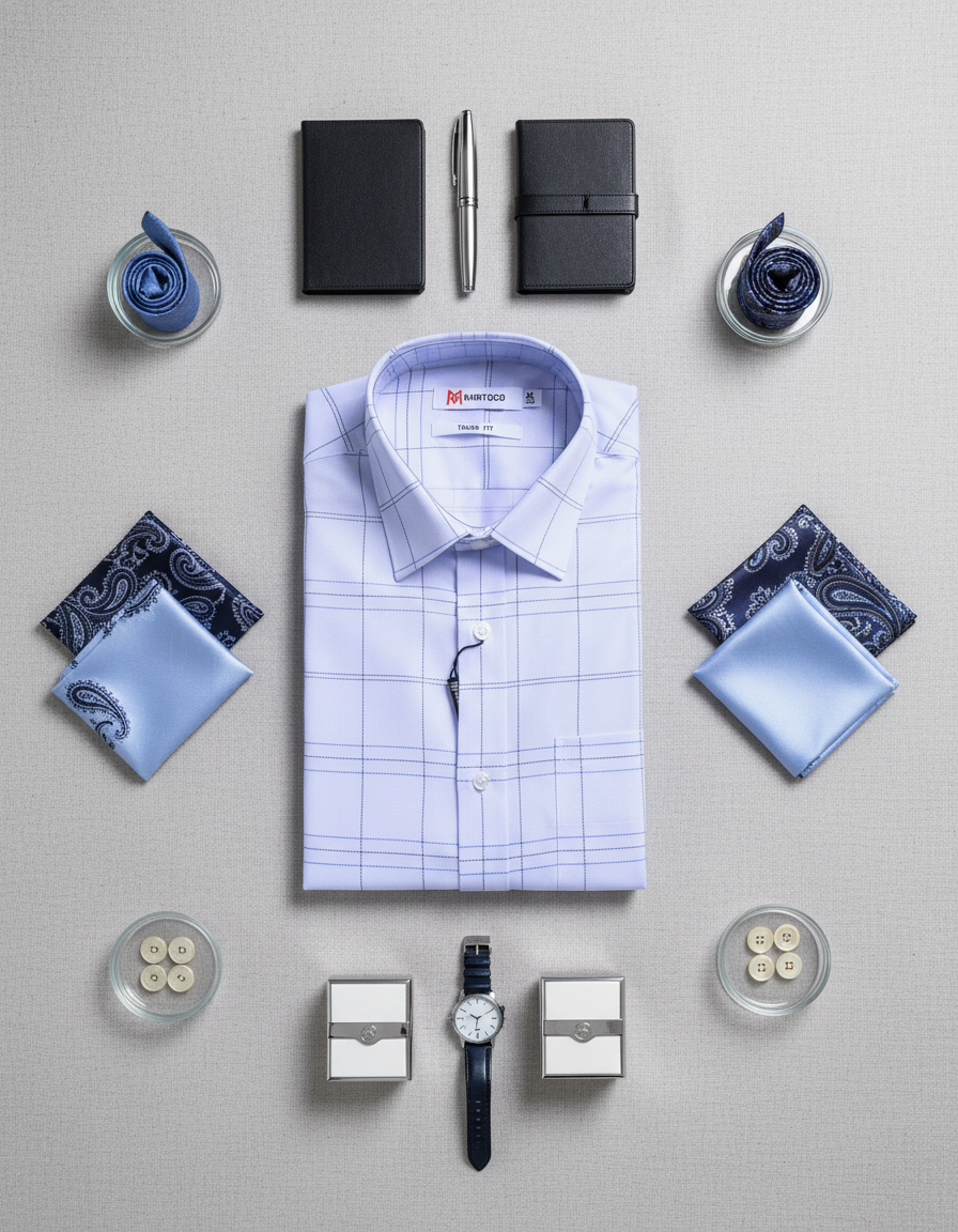 Áo sơ mi nam Khatoco tay dài (M-2XL)