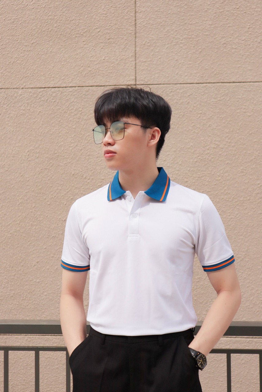 Áo trụ Polo co giãn có cổ