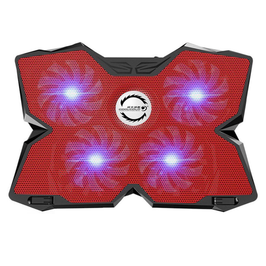 LED Gaming Laptop Cooling Pad 12'' 13'' 14'' 15.6'' 17.3'' Notebook Cooler Stand