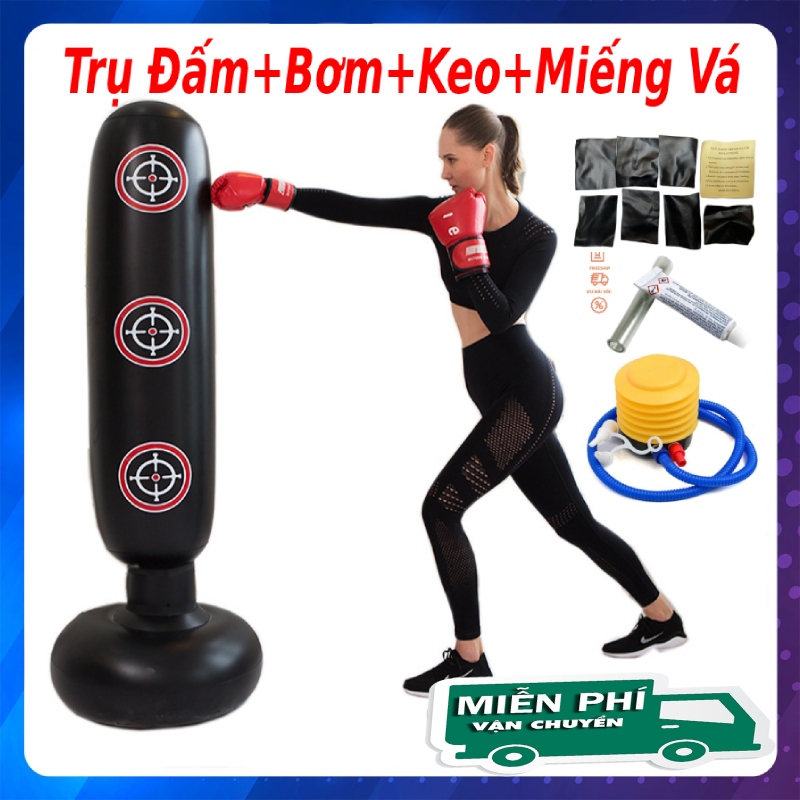 Trụ Hơi Đấm Bốc Tự Cân Bằng - Trụ Đấm Bốc Thế Hệ Mới - Trụ Đấm Bốc võ thuật